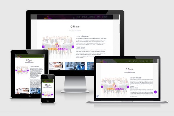 Strona OnePage + BLOG